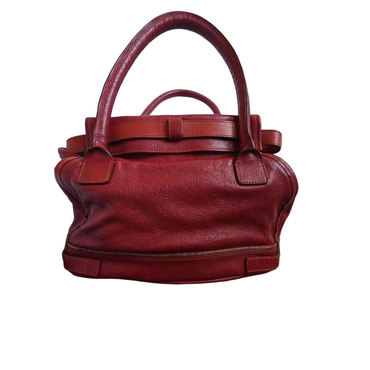 Chloè multi bicolor shopping tote bag with premium leather and sturdy top handles.