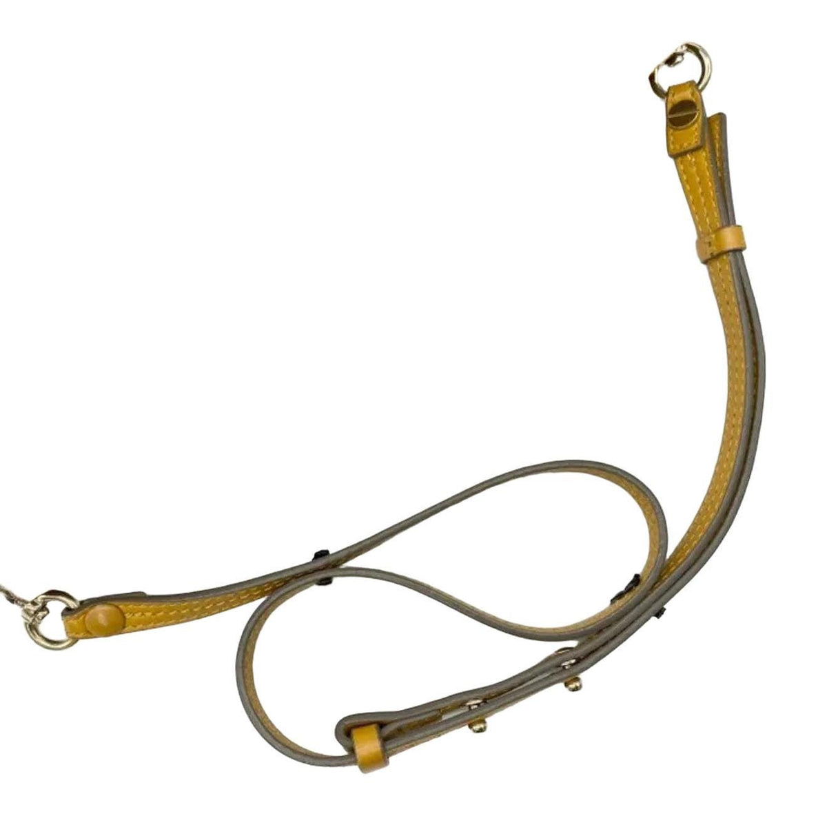 Chloè yellow messenger bag with gold-tone ring, suede and leather textures.
