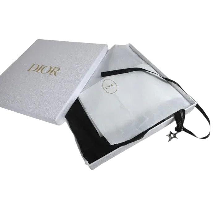 Christian Dior multi-functional scarf in multi-colour with woven logos and metallic appliqués.