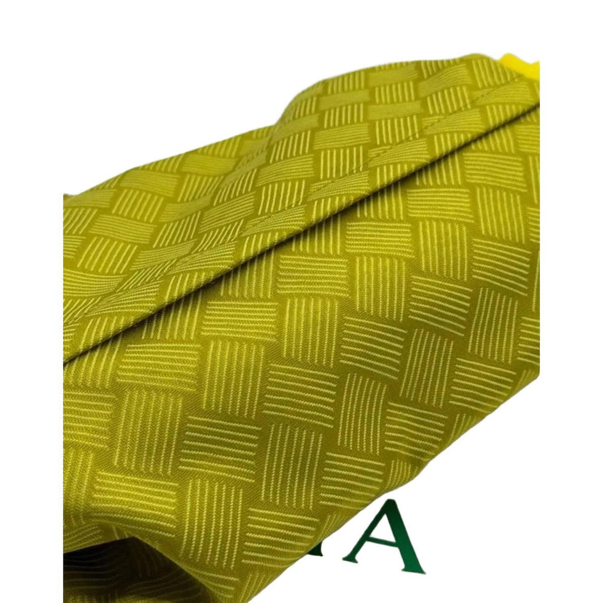 Bottega Veneta yellow fanny pack canvas and leather blend with sleek compact design.