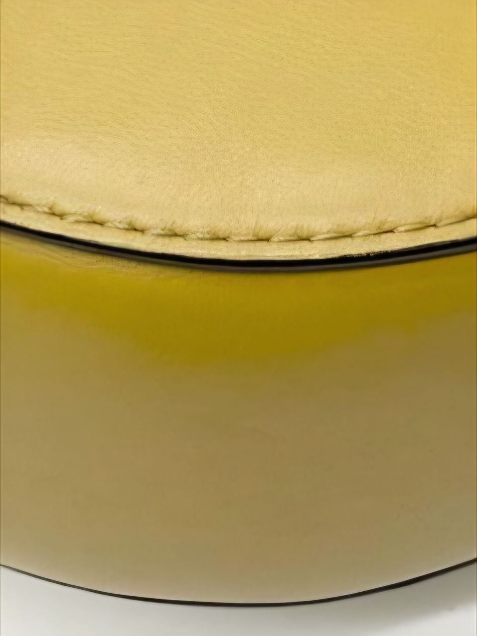 Chloè yellow suede messenger bag with gold-plated hardware and smooth leather accents.