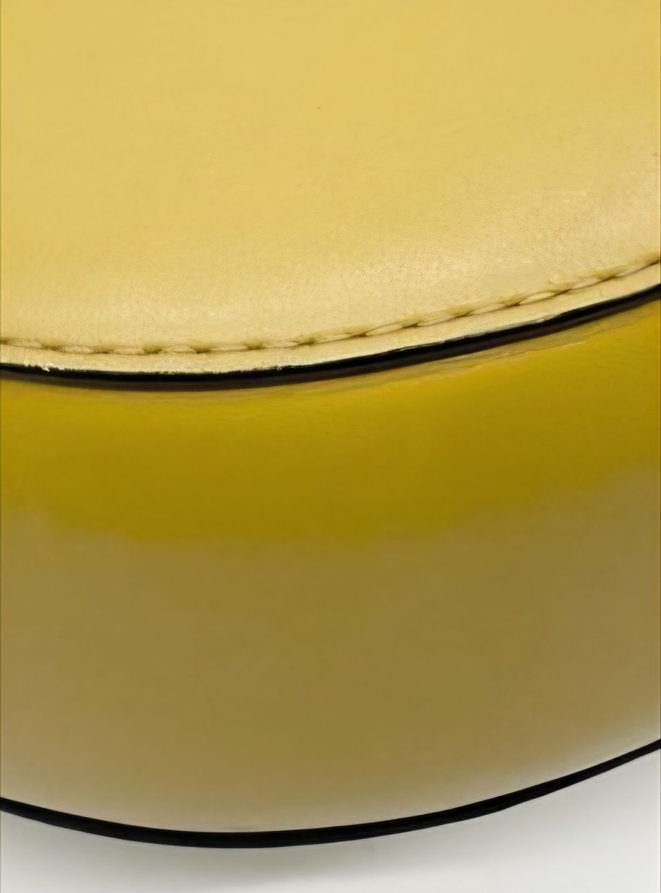 Chloè yellow suede messenger bag with gold-plated hardware and smooth leather accents.