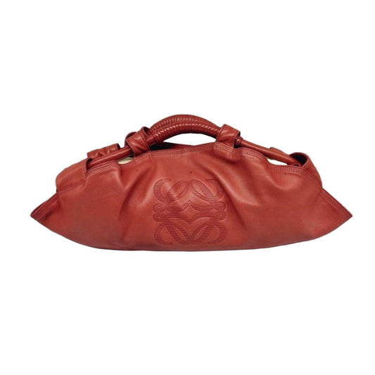 Loewe pink Aire handbag soft Nappa leather with iconic Anagram logo.