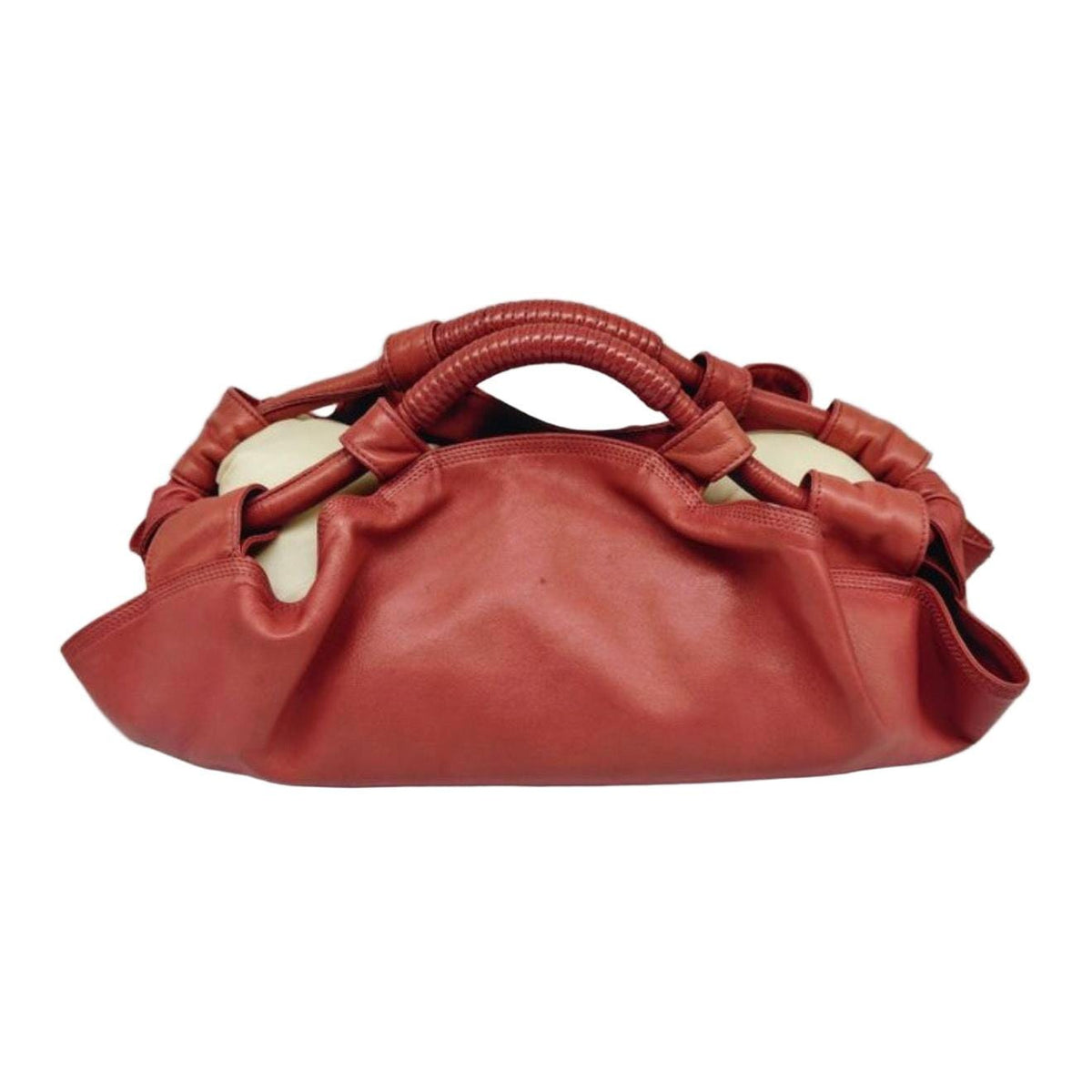 Loewe pink Aire handbag soft Nappa leather with iconic Anagram logo.