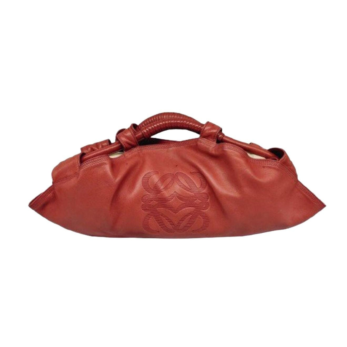 Loewe pink Aire handbag soft Nappa leather with iconic Anagram logo.