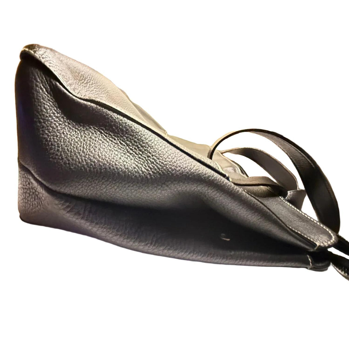 Burberry black tote bag with Nova Check accents and premium calf leather finish.