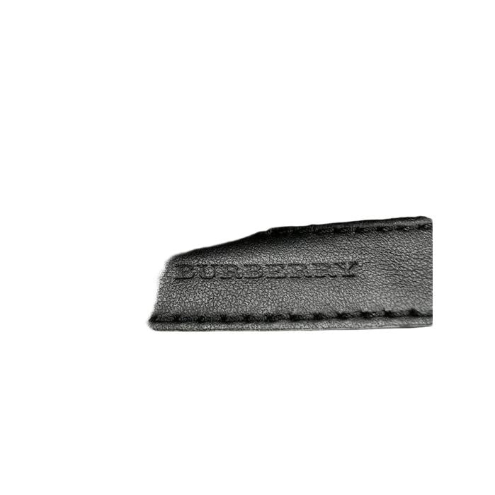 Burberry black waist bag premium leather structured silhouette with meticulous stitching and high-quality hardware.