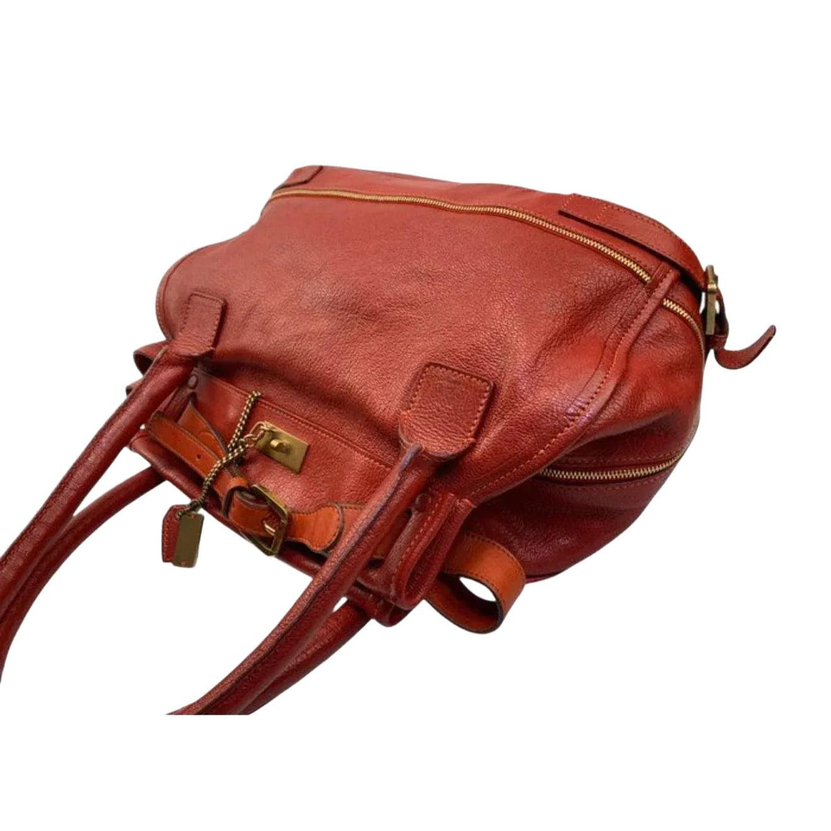 Chloè multi bicolor shopping tote bag with premium leather and sturdy top handles.