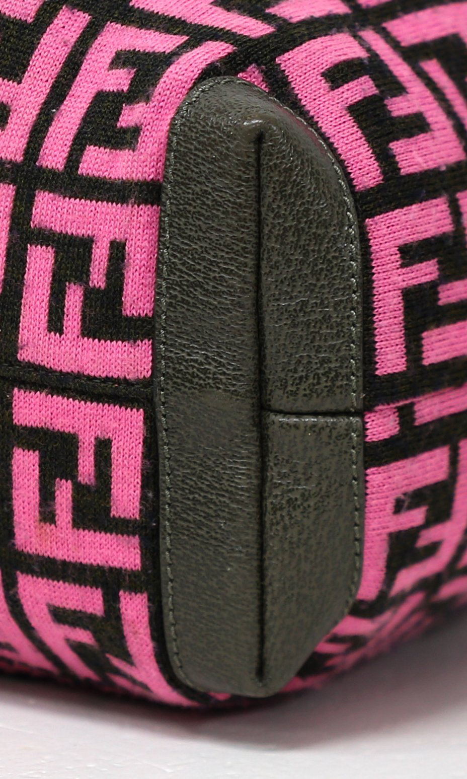 Fendi Black & Pink Wool Monogram Handbag – Dustbag