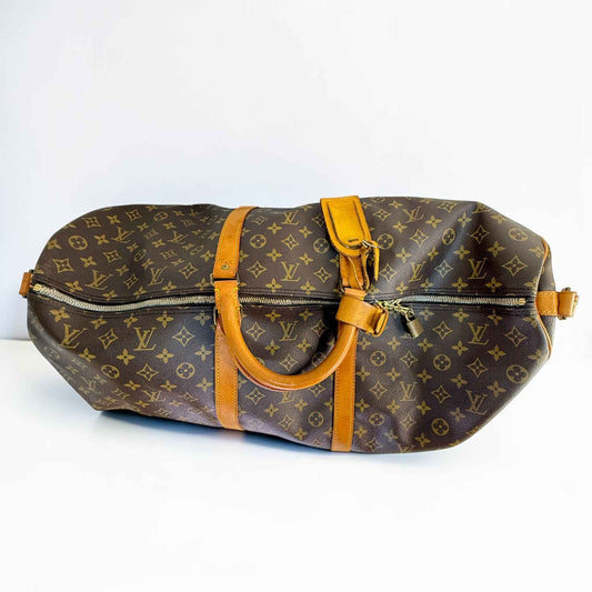 Louis Vuitton Keepall Bandoulière 60 Monogram Travel Bag