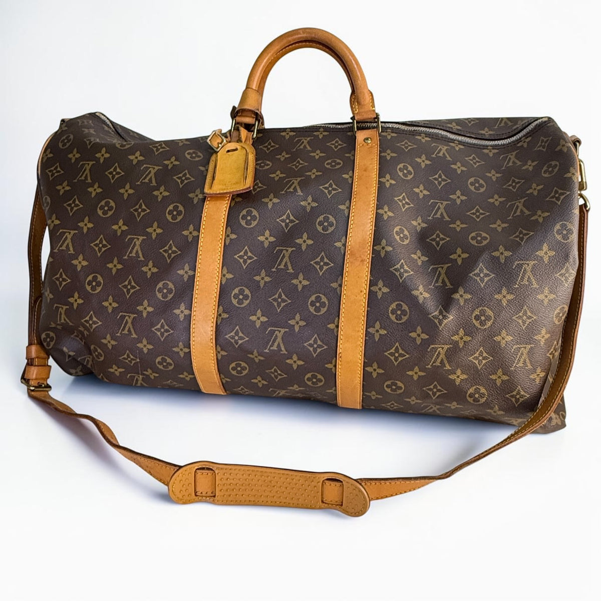 Louis Vuitton Keepall Bandoulière 60 Monogram Travel Bag