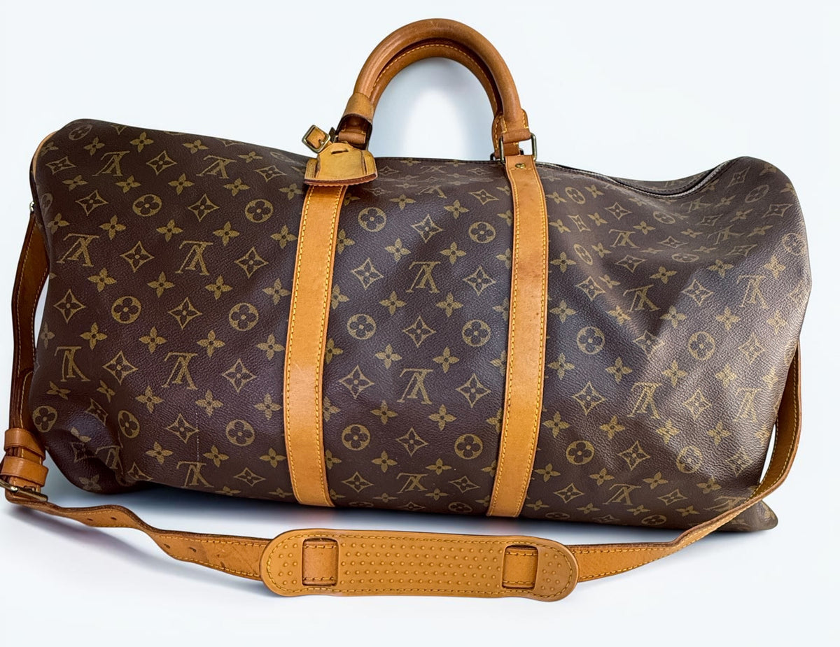 Louis Vuitton Keepall Bandoulière 60 Monogram Travel Bag