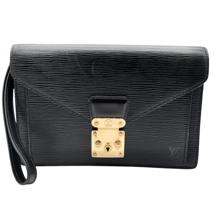 Louis Vuitton Serie Dragonne Clutch Black