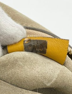 Chloé Faye Shoulder Bag – Mustard Yellow Suede & Leather