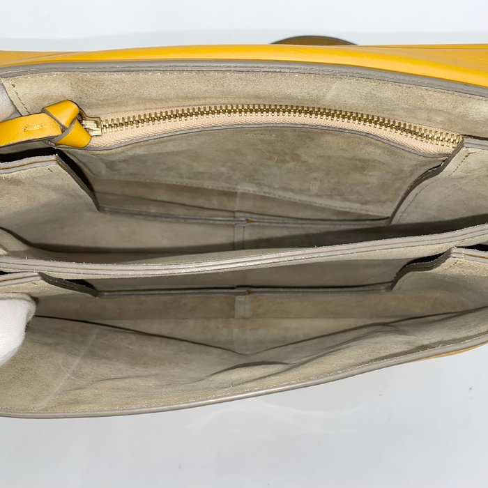 Chloé Faye Shoulder Bag – Mustard Yellow Suede & Leather