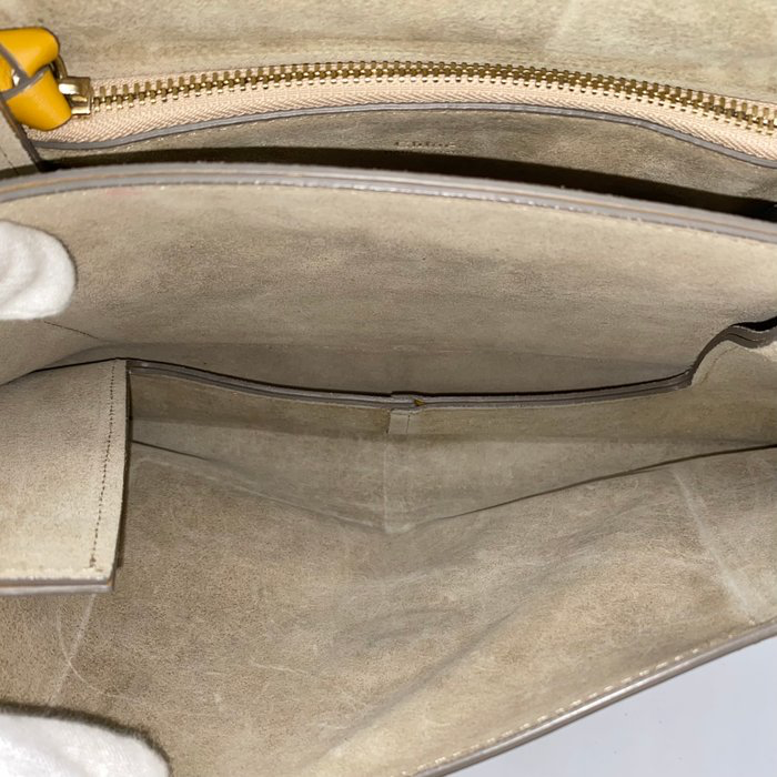Chloé Faye Shoulder Bag – Mustard Yellow Suede & Leather