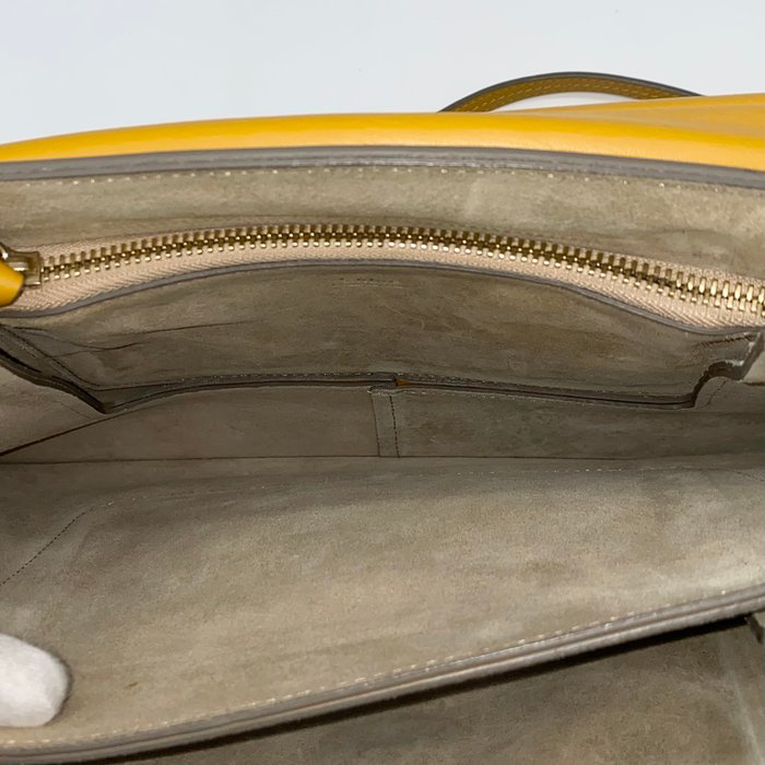 Chloé Faye Shoulder Bag – Mustard Yellow Suede & Leather