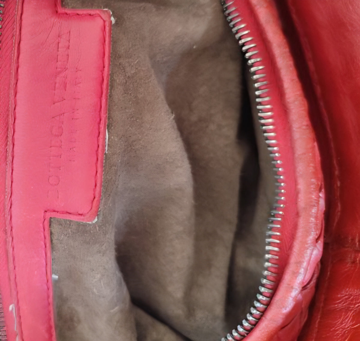 Bottega Veneta Antheia Dark Red Intrecciato Lambskin Hobo Bag