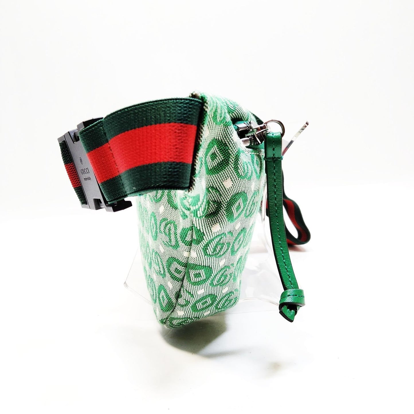 Gucci Green Kids GG Canvas Star Waist/Belt Bag
