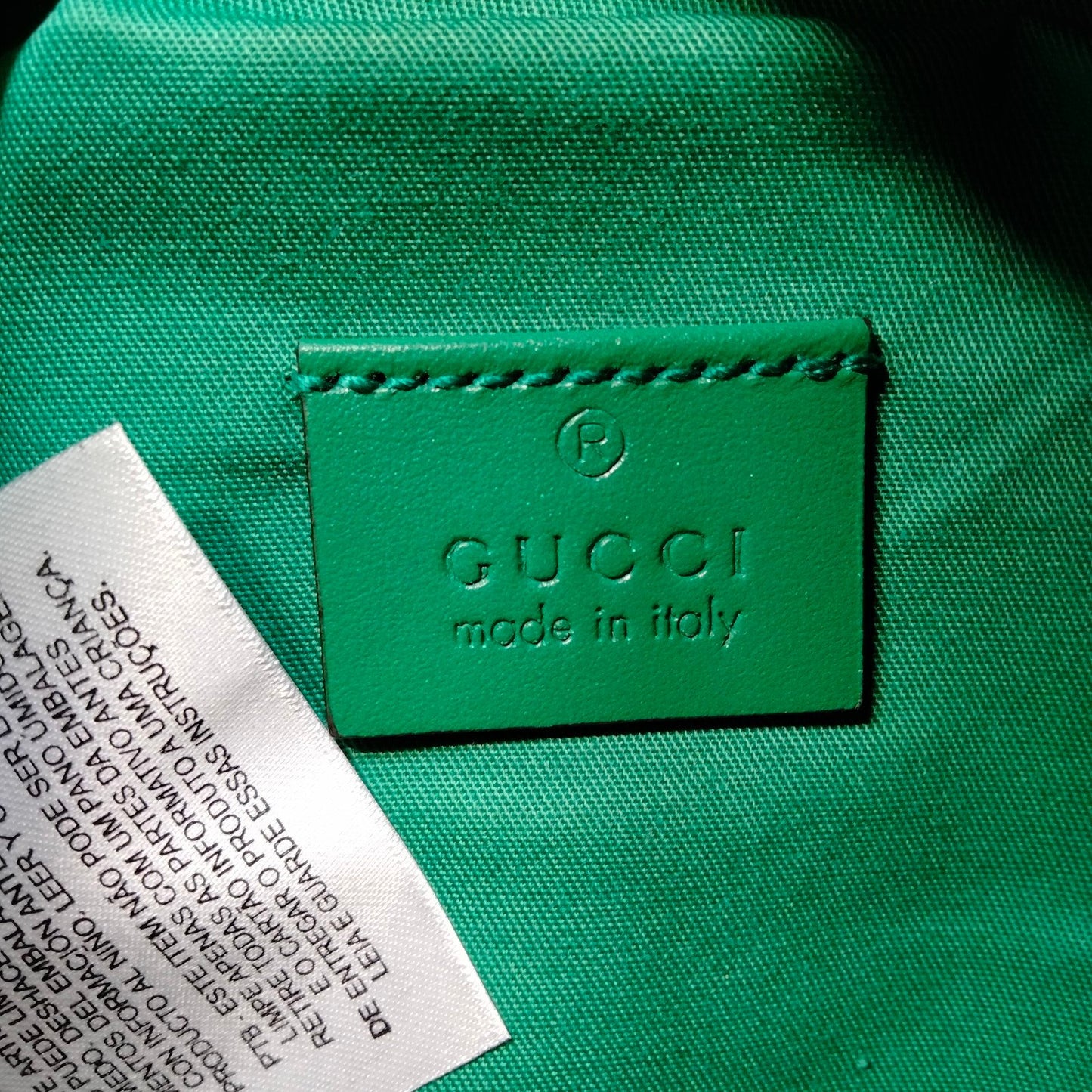 Gucci Green Kids GG Canvas Star Waist/Belt Bag