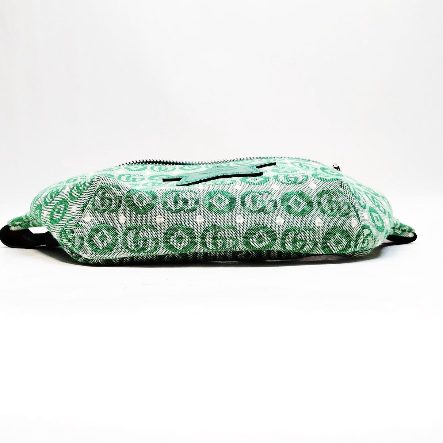 Gucci Green Kids GG Canvas Star Waist/Belt Bag