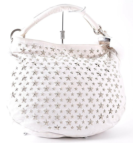 Jimmy Choo star studded evening bag Silver