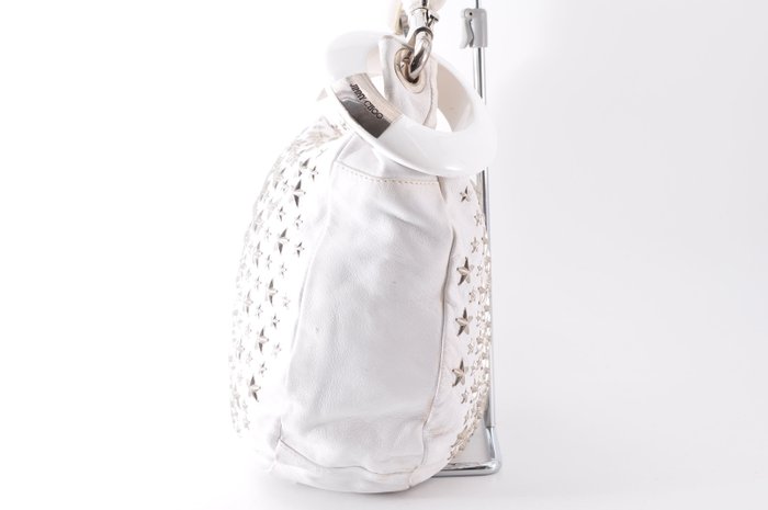 Jimmy Choo star studded evening bag Silver