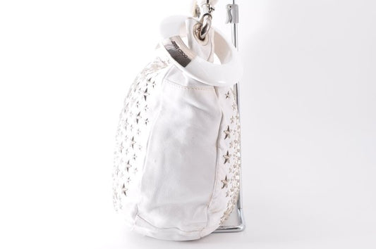 Jimmy Choo star studded evening bag Silver