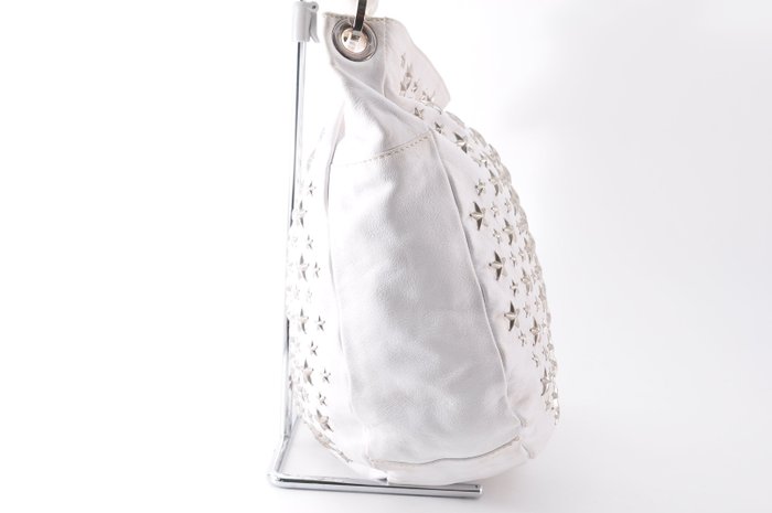 Jimmy Choo star studded evening bag Silver