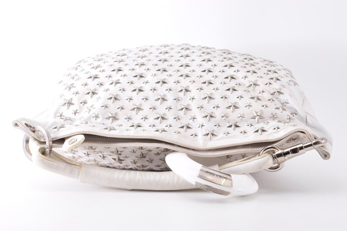 Jimmy Choo star studded evening bag Silver
