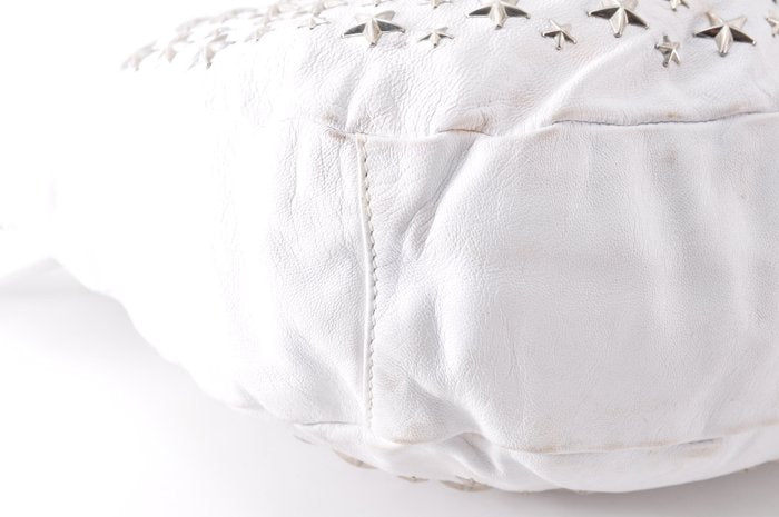 Jimmy Choo star studded evening bag Silver