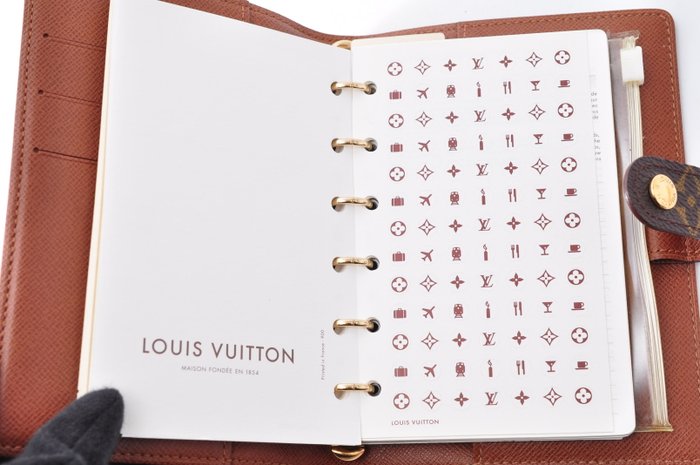 Louis Vuitton Monogram Agenda Cover Organizer PM
