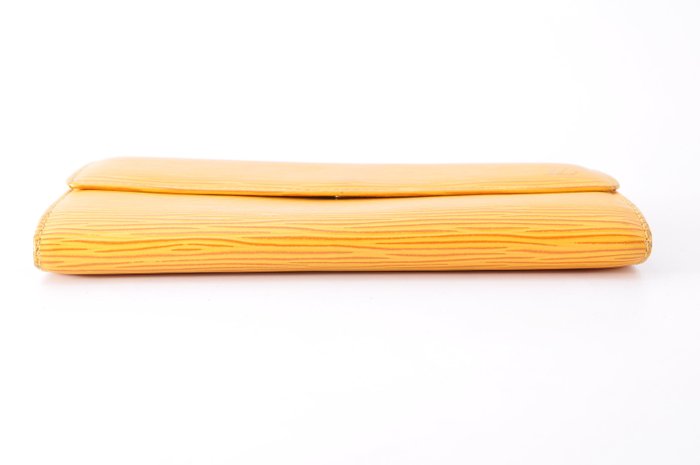 Louis Vuitton Epi Leather Long Wallet Yellow