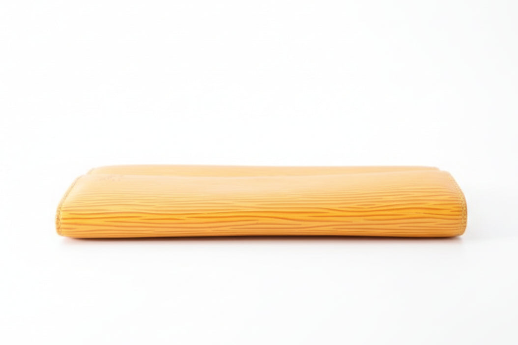 Louis Vuitton Epi Leather Long Wallet Yellow