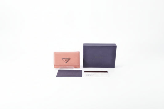 Prada Pink Compact  Key chain Case
