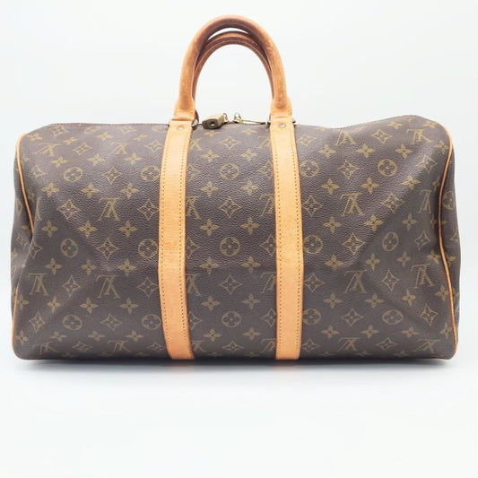 Louis Vuitton Keepall 45 Monogram Travel  Boston Bag