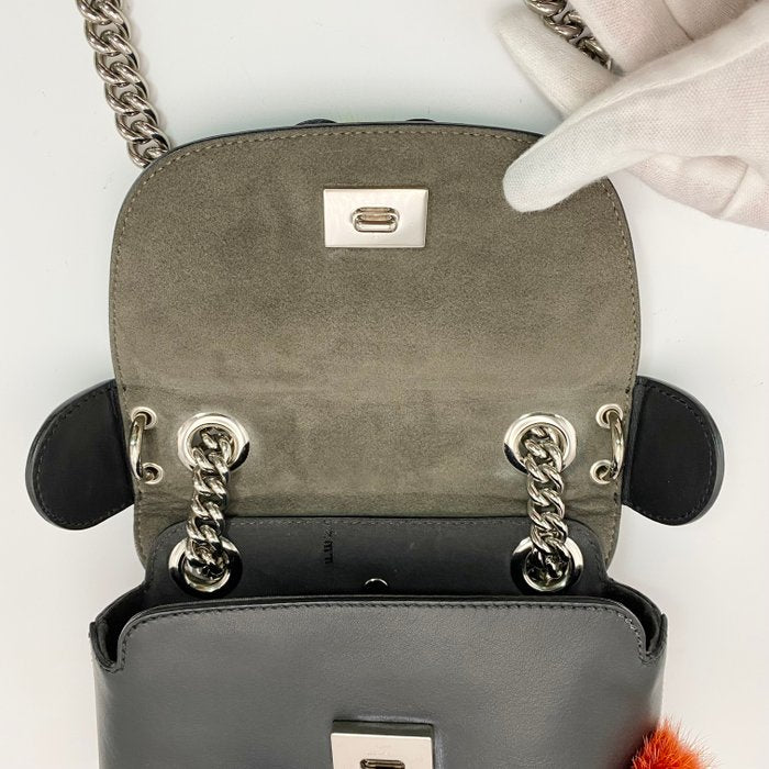 Fendi Back to School Mini Pom Pom 2-way bag