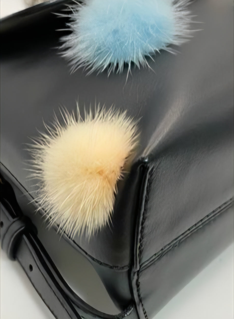 Fendi Back to School Mini Pom Pom 2-way bag