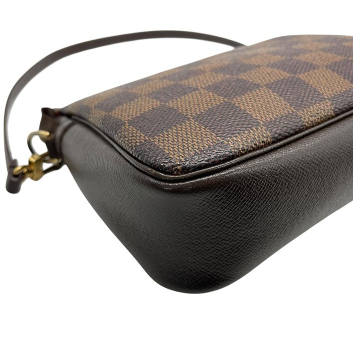 Louis Vuitton Damier Ebene Trousse Makeup Bag Mini Pochette