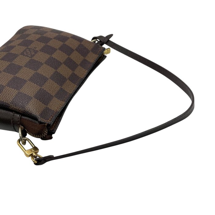 Louis Vuitton Damier Ebene Trousse Makeup Bag Mini Pochette