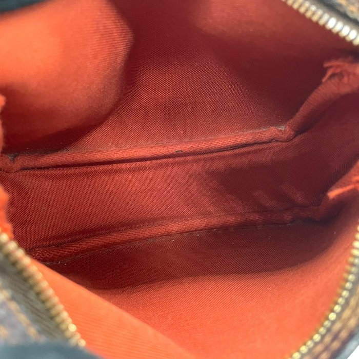 Louis Vuitton Damier Ebene Trousse Makeup Bag Mini Pochette