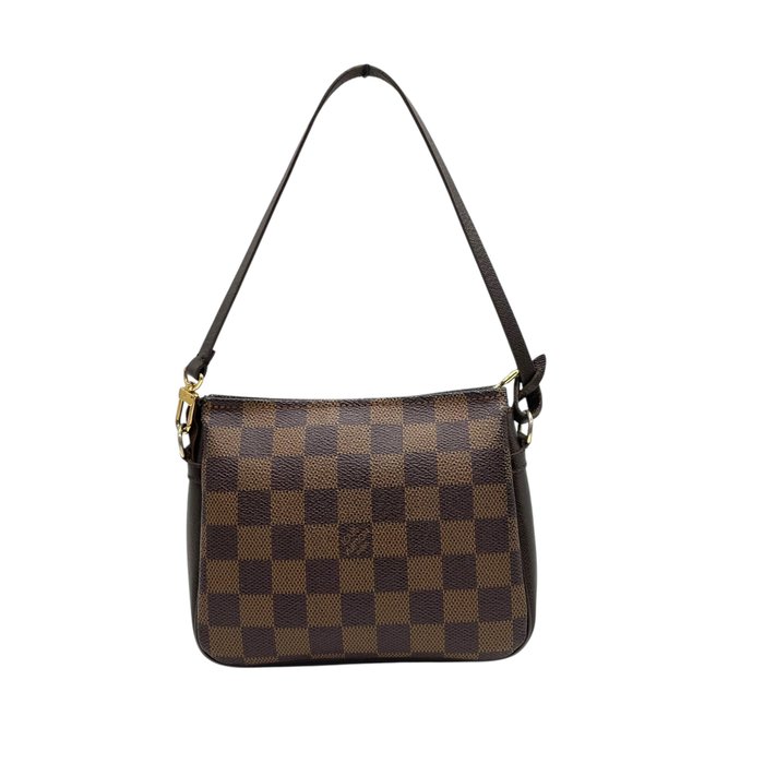 Louis Vuitton Damier Ebene Trousse Makeup Bag Mini Pochette