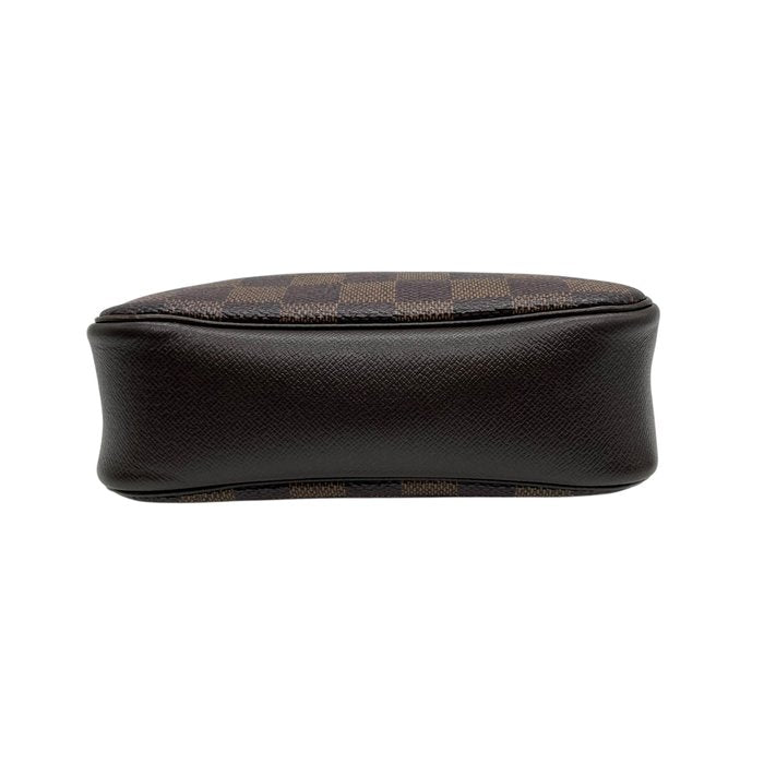 Louis Vuitton Damier Ebene Trousse Makeup Bag Mini Pochette