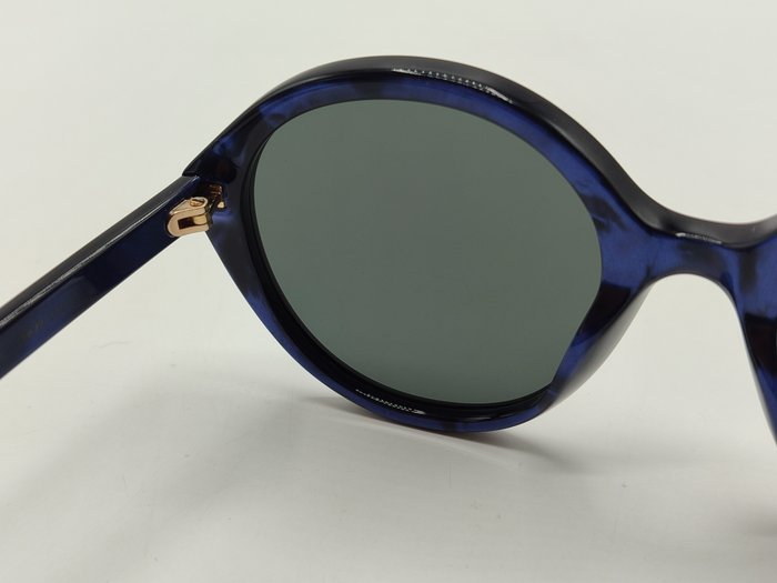 Gucci GG0023S  Blue Gold Bee Motif Gradient lens Sunglasses