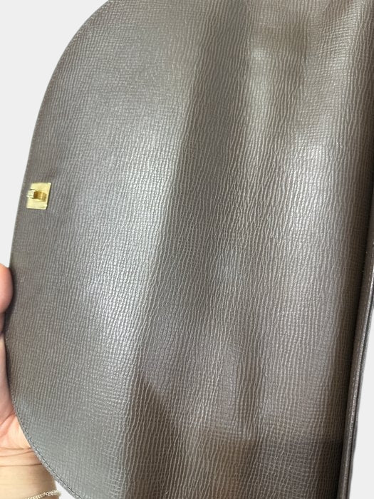 Sac à main Fendi en daim et cuir marron - bandoulière classique