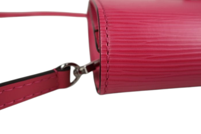 Louis Vuitton Louise Epi Flap Bag Pink Compact Evening bag