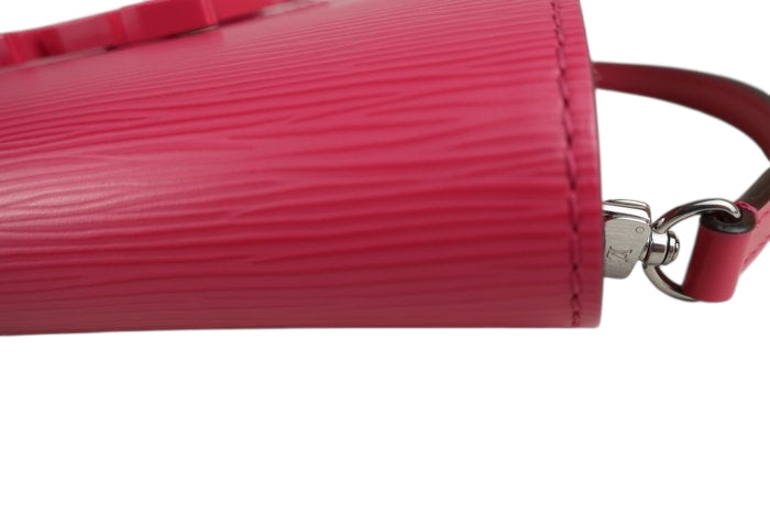 Louis Vuitton Louise Epi Flap Bag Pink Compact Evening bag