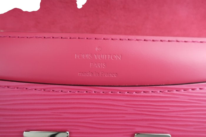 Louis Vuitton Louise Epi Flap Bag Pink Compact Evening bag