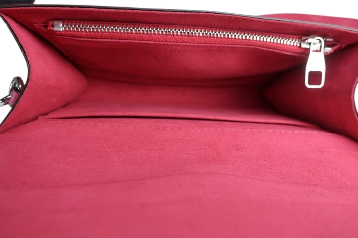 Louis Vuitton Louise Epi Flap Bag Pink Compact Evening bag