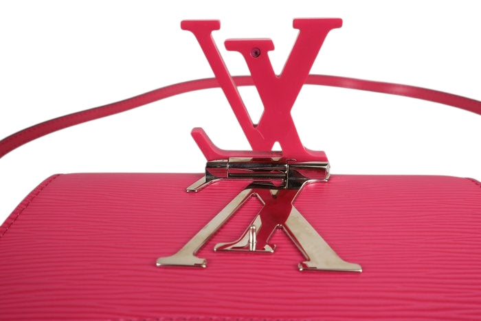 Louis Vuitton Louise Epi Flap Bag Pink Compact Evening bag